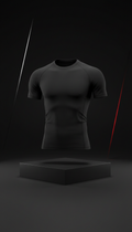 Compression Top With Mesh Panel