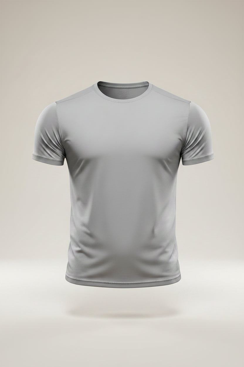 Summer New Basketball Men's Running Training Sports Gym Fitness High Elastic Quick-drying Casual Short-sleeved T-shirt Tops