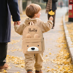 Custom Embroidered Bear Cartoon Backpack for Kids | Perfect Christmas Winter Gift | Toddler Kindergarten Bag