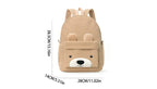 Customized Children's Backpack Primary School Bag Leisure Cute Bear Backpack Corduroy Large Capacity Backpacks
