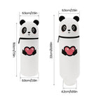 Silicone Cartoon Pencil Case with Zipper, Stand Up Organizer for Kids School Supplies