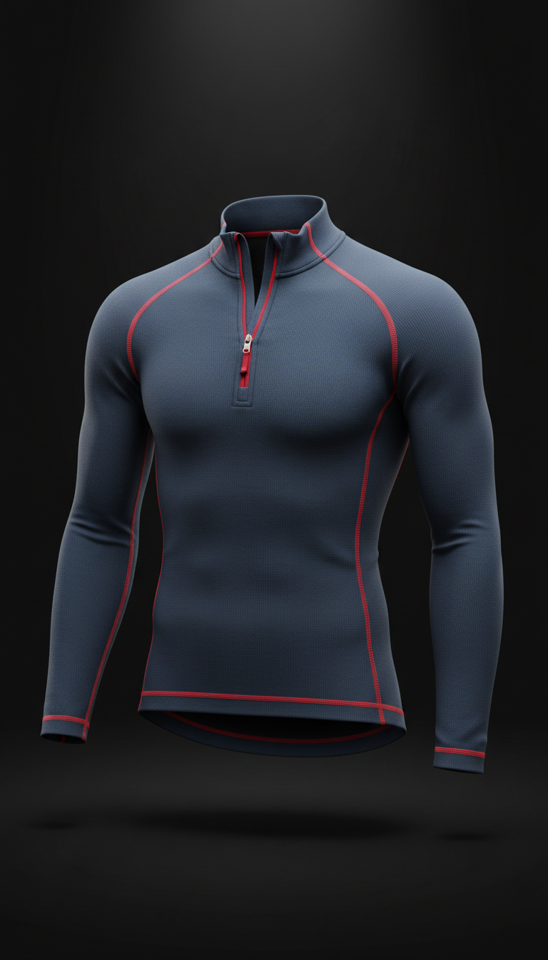 Compression Top With Mesh Zones